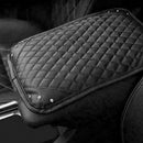 Armrest Box Rail Pad Mat Bling Diamond PU Leather  Accessories Universal Car