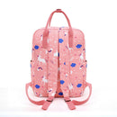 Cute Pony Print Backpack Women Casual Rucksack Girls School Bag (Pink)