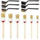 Detailing Brush Set, 12 Packs Master Detailing Brush for Cleaning Wheels, A