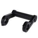 10cm Bicycle Light Holder Bike Handlebar Extender Lamp Phone Stand(Black)