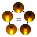 Flame Light LED G4 Base 2W Fire Effect Light Bulbs 36-LEDs 2835 SMD LED 160