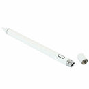 2 in 1 Stylus Touch Pen Capacitive Tablet Stylus Pen Drawing Pens (White)