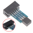 1Pc 10Pin To 6Pin Adapter Board For AVRISP USBASP STK500 Interface ConverteSEAU