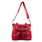 red New Ladies Fashion Waterproof Oxford Tote Bag Casual Nylon Shoulder Bag B1B8