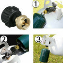 Propane Refill Adapter Connector 1lb to 20lb Small Propane Regulator Coupler