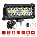 7 inch 120W 40LED Work Light Bar Flood Spot Beam Offroad SUV Driving Fog Light Z