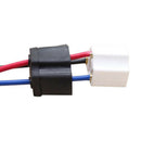 H4 9003 Ceramic Wire Wiring Car Head Light Bulb Lamp Harness Socket Plug  Z