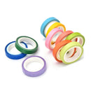 10x Rainbow Roll DIY Washi Sticky Paper Tape Masking Tape Self Adhesive Tape  Z