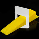 2X(200 Pcs. Leveling Clamps Set Floor Tile Set Spacer Tool for Laying Tiles
