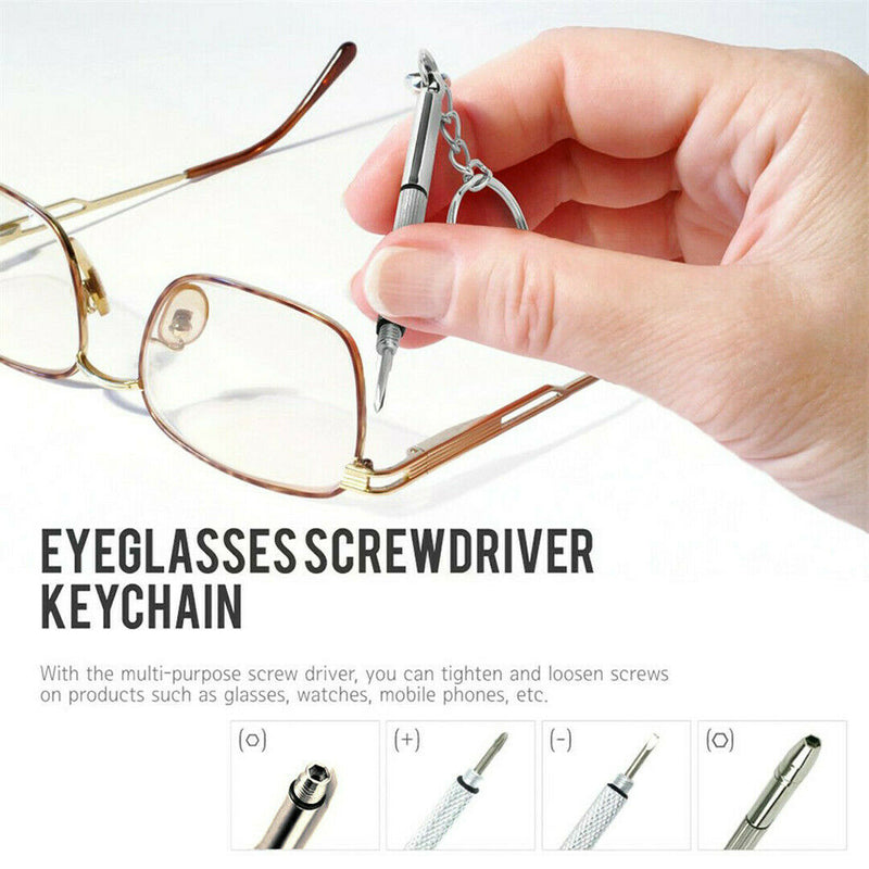 Spectacle Glasses Optical Repair Nose Tab Sunglasses Eyeglass Screw Screwdriver@