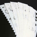 8pcs/set DIY Photo Album Scrapbooking Template Drawing Ruler Painting Tools