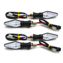 4pcs Motorcycle Sequential Flowing 12 LED Turn Signal Indicator Light Turn Light