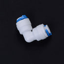 5Pcs 1/4" Tube to 1/4" Tube Push Fit Elbow Quick Connect connector RO System OS