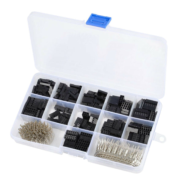 620 DuPont 2.54mm Crimp Terminal Connector Male Female Crimper Pins and Housing
