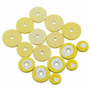 16 pcs Flute Leather Pads Replacement Durable Exquisite Wind Instrument