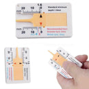 4mm Tyre Tread Depth Gauge Caliper Car Motorcycle Caravan Measure Wheel Tra R5S9