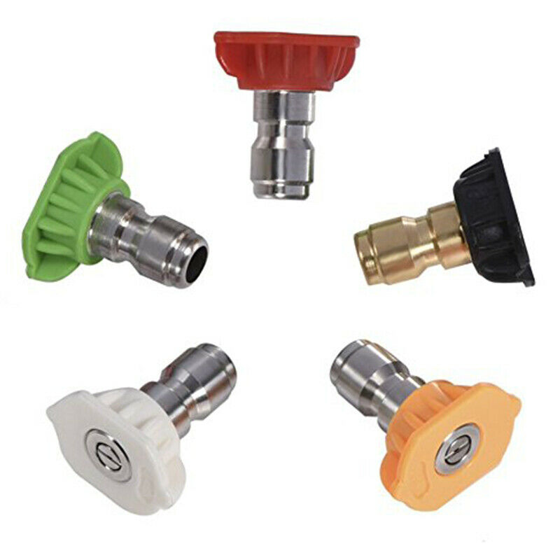 Power Pressure Washer Spray Nozzle Tips and  Connect Pivot Adapter Cou X2T2