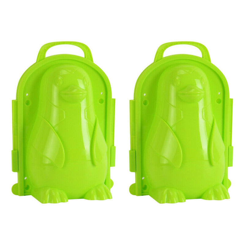 2Pieces Snowball Tool Winter Outdoor Sport Snow Toys for Kids  Penguin