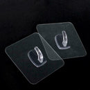 7x Adhesive Wall Hooks Heavy Duty Stick-On Strong Kitchen Bathroom Hanger H L5A6