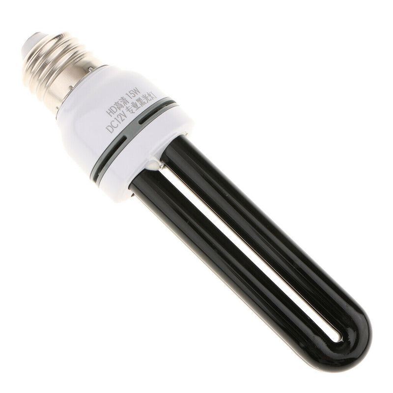 4x UV Fluorescent Blacklight Glowing Bulb Party Event Light Money Detector E27 -