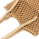 Womens Classic Straw Summer Beach Sea Shoulder Bag Handbag Tote Color:White