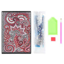 DIY Mandala Special Shaped Diamond Painting Students 50 Pages A5 Notebook