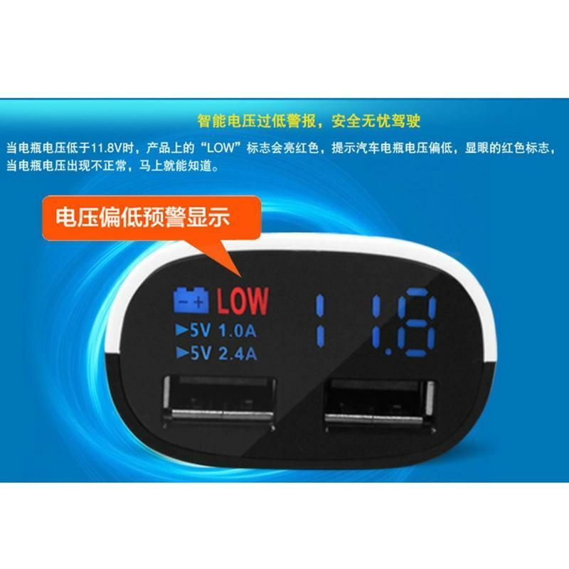 2016 Car Charger Dual USB Plus Adapter Cigarette Lighter LED For All iPad Tablet