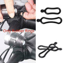 2Pcs Black Rubber Band PVC Ring For T6 Led Headlight Bike Bicycle Lamps Hea Q9H1