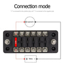 Car Marine Boat 6 Way Fuse Box Holder ATC ATO Blade Fuse Block DC 32V-12V