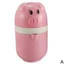 Cute Mini Portable Pig Manual Blender Mixer Bottle Citrus Fruit Orange Jui