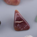 15Pcs/Pack Palm Tumblestone Crystals Gemstones Minaiture for Home Decor Gift
