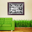 5D DIY Diamond Painting Cross Stitch Dog Home is Where Rhinestone Embroidery
