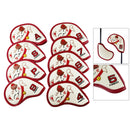 9Pcs Golf Iron Headcover Lucky Cat Club Head Cover Non-Slip Gift Accessories