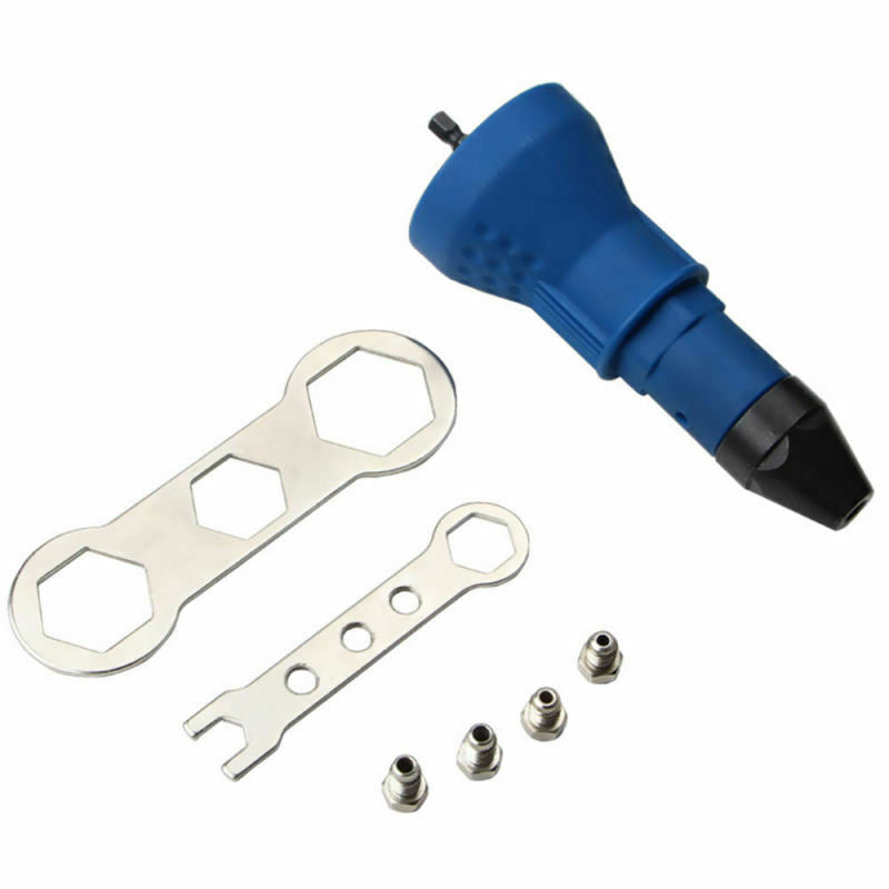 Electric Rivet Nut Gun Cordless Riveting Tool Insert Nut/Drill Adaptor fgd BHN
