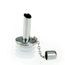 Tilt Spout Pourers with Matel Cap Lid Wine Pourer Oil Beer Bottle Stopper Plug&