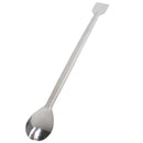 1Pc New Stainless Steel Spoon Medicinal ladle with Spatula,Length 300m@