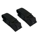 2 Pcs Flashlight Pouch Outdoor Hunting Utility Holster Holder Bag Climbing