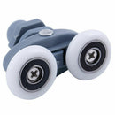 4x 23mm Twin Bottom Top Shower Door Rollers Pulleys Wheels Runners G4Y8