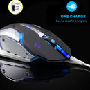 Wireless Optical USB Mice Gaming Mouse 7Color LED Backlit Rechargeable PC Laptop