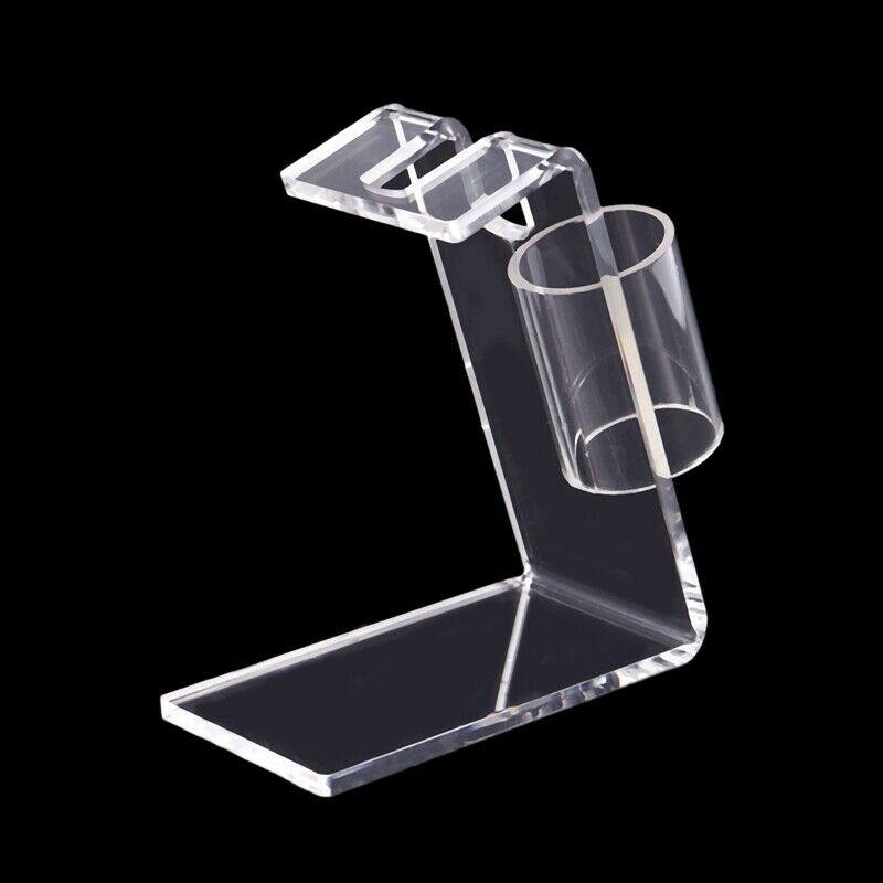 1 Pcs Acrylic Tattoo Machine Holder Stand 9.5x4.5x8.5cm U2W8
