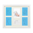 Boys and Girls Photo Frame Kit DIY Handprint Picture Album - Blue