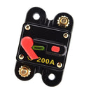 2x 200A AMP Circuit Breaker Fuse Reset 12-48V DC Car Boat Auto Waterproof