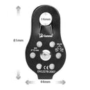 Rock Tree Climbing Pulley Arborist Rope Rigging Block Equipment Tool 26KN Black