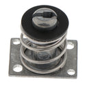 1 Piece Metal Push Button Latch for Cabinets and Doors Renewed Fitting