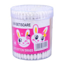 100pcs/box Disposable Double Heads Cotton Swabs Makeup Cotton Buds (Round) A