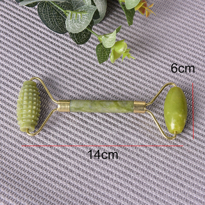 1Pc Women Men Facial Massager Body Head Neck Foot Nature Beauty Tool Jade B Kw