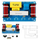 120W 3-Way HiFi Speaker Frequency Divider TweeterWoofer Crossover Filter