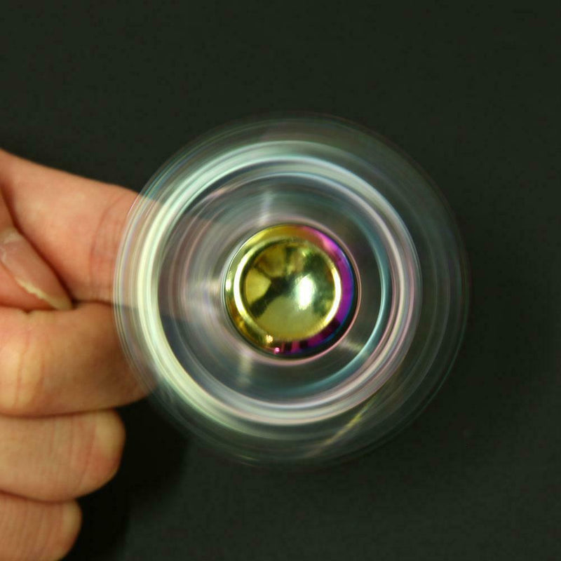 Luminous Fidget Spinners Pentagon Finger Gyro Stress Relief Toys