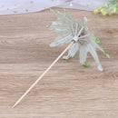 10pcs Coconut Tree Sticks Umbrella Picks Toothpick Party Decor Cake Toppers BX