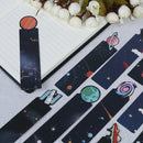 30Pcs/Set Planet Bookmark Message Card Creative Galaxy Paper Bookmark 3C